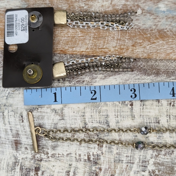 NWT Chico's Quince Convertible Necklace and Earring Set - Picture 12 of 15